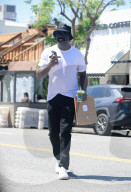 *EXCLUSIVE* Mike Colter goes shopping at Hankie Babies