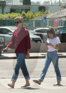 *EXCLUSIVE* Chris Pine steps out with a possible new girlfriend in Los Feliz!