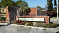 *EXCLUSIVE* True Otis Houghton grave in Greenwood Memorial Park, San Diego, California.
