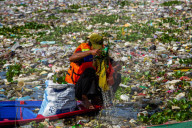 Polluted Citarum River In Bandung, West Java, Indonesia - 12 Jun 2024