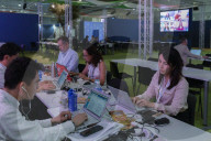 NEWS -  Vorbereitung auf den G7-Gipfel im Medienzentrum in Apulien