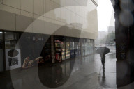 Heavy downpour in Kyiv