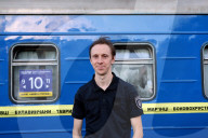 Yellow Ribbon train on route Odesa 