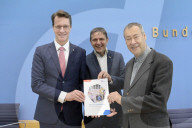 BPK in Berlin zum Thema "Kinderreport 2024: Demokratiebildung in Deutschland"