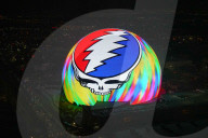 The Sphere is seen with the Grateful Dead's Steal Your Face Logo, Las Vegas, Nevada, USA - 13 Jun 2024