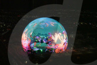 The Sphere is seen with an Underwater Theme Logo, Las Vegas, Nevada, USA - 13 Jun 2024