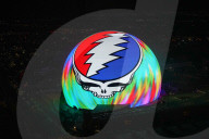 The Sphere is seen with the Grateful Dead's Steal Your Face Logo, Las Vegas, Nevada, USA - 13 Jun 2024