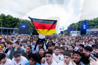 Fussballkultursommer am Brandenburger Tor in Berlin