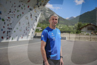 French Speed Climbing Team Training - Briancon