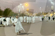 Muslim pilgrims arrive on Mount Arafat during the Hajj 2024 pilgrimage, southeast of Mecca, Mecca, Saudi Arabia - 15 Jun 2024