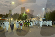 Muslim pilgrims arrive on Mount Arafat during the Hajj 2024 pilgrimage, southeast of Mecca, Mecca, Saudi Arabia - 15 Jun 2024