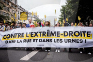Paris : Manifestation Front Populaire vs Extreme Droite