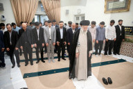 Iranian Leader Meets Olympiad Medalists, Tehran, Iran - 15 Jun 2024