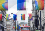 Rainbow Flags for Pride Month, London, UK - 15 Jun 2024