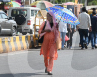 Hot Weather In Delhi-NCR, New Delhi, India - 15 Jun 2024