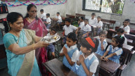 Schools Reopen after After Summer Break In Mumbai, Maharashtra, India - 15 Jun 2024