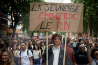 Thousands March In Toulouse In Pre-election Protest Against Far Right