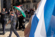 Barcelona - Pro-Israeli rally in Barcelona