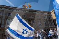Barcelona - Pro-Israeli rally in Barcelona