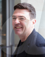 Andy Burnham at the BBC in London, UK.