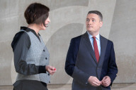 Wes Streeting at the BBC in London, UK.
