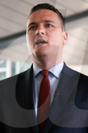 Wes Streeting at the BBC in London, UK.