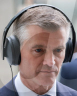 Mark Harper at the BBC in London, UK.