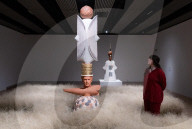 Tavares Strachan: There Is Light Somewhere exhibition at the Hayward Gallery, Southbank, London, UK.
