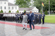Bundespräsident Steinmeier empfängt Nepals Präsidenten Paudel mit militärischen Ehren in Berlin