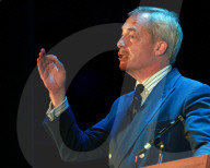 Meet Nigel Farage at Clacton Townhall, Clacton-on-Sea, Essex, UK.