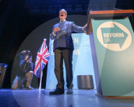 Meet Nigel Farage at Clacton Townhall, Clacton-on-Sea, Essex, UK.