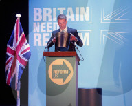 Meet Nigel Farage at Clacton Townhall, Clacton-on-Sea, Essex, UK.