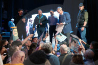 Meet Nigel Farage at Clacton Townhall, Clacton-on-Sea, Essex, UK.