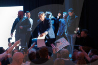 Meet Nigel Farage at Clacton Townhall, Clacton-on-Sea, Essex, UK.