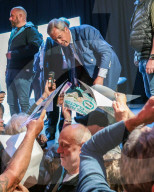 Meet Nigel Farage at Clacton Townhall, Clacton-on-Sea, Essex, UK.