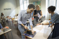 Torino, studenti si preparano alla prima prova scritta dell&#x2019;esame di maturit&#xe0;