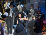 The Merry Widow review - De Niese and Olvera are compelling, but camp fun stifles subtlety