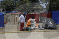 Venezuelan migrants in Mexico City - 18 Jun 2024