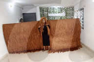 Hair raising  wig is world's widest