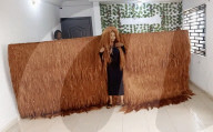 Hair raising  wig is world's widest