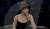 Dakota Johnson TV talk show wardrobe malfunction