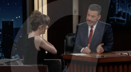 Dakota Johnson TV talk show wardrobe malfunction