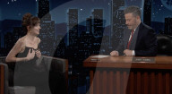 Dakota Johnson TV talk show wardrobe malfunction