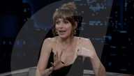 Dakota Johnson TV talk show wardrobe malfunction