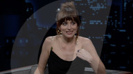 Dakota Johnson TV talk show wardrobe malfunction