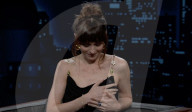 Dakota Johnson TV talk show wardrobe malfunction