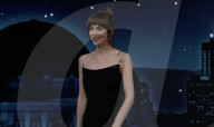 Dakota Johnson TV talk show wardrobe malfunction
