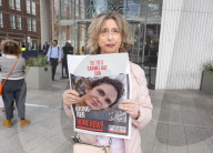 She Is Me protest - International Day for the Elimination of Sexual Violence in Areas of Conflict demonstration outside NEWS UK offices, London, UK.