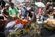 Gaza market brimming with goods