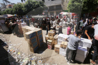Gaza market brimming with goods